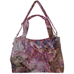 Blended Rivers Double Compartment Shoulder Bag by kaleidomarblingart