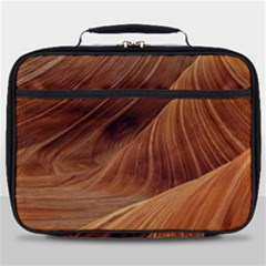 Sandstone The Wave Rock Nature Red Sand Full Print Lunch Bag