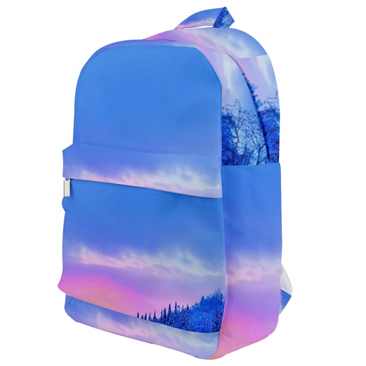 Winter Landscape Snow Forest Trees Classic Backpack