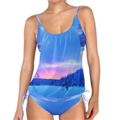 Winter Landscape Snow Forest Trees Tankini Set