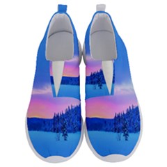 Winter Landscape Snow Forest Trees No Lace Lightweight Shoes