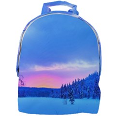 Winter Landscape Snow Forest Trees Mini Full Print Backpack