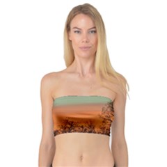 Twilight Sunset Sky Evening Clouds Bandeau Top by Amaryn4rt