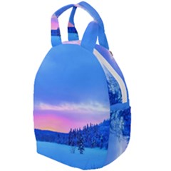 Winter Landscape Snow Forest Trees Travel Backpack