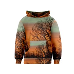 Twilight Sunset Sky Evening Clouds Kids  Pullover Hoodie