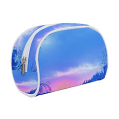 Winter Landscape Snow Forest Trees Make Up Case (small)