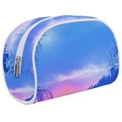 Winter Landscape Snow Forest Trees Make Up Case (medium)