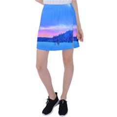 Winter Landscape Snow Forest Trees Tennis Skirt