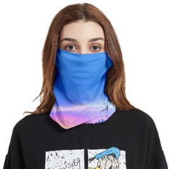 Winter Landscape Snow Forest Trees Face Covering Bandana (two Sides)