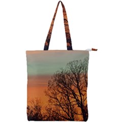 Twilight Sunset Sky Evening Clouds Double Zip Up Tote Bag by Amaryn4rt