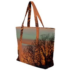 Twilight Sunset Sky Evening Clouds Zip Up Canvas Bag by Amaryn4rt