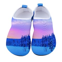 Winter Landscape Snow Forest Trees Men s Sock-style Water Shoes