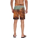 Twilight Sunset Sky Evening Clouds Men s Beach Shorts View4