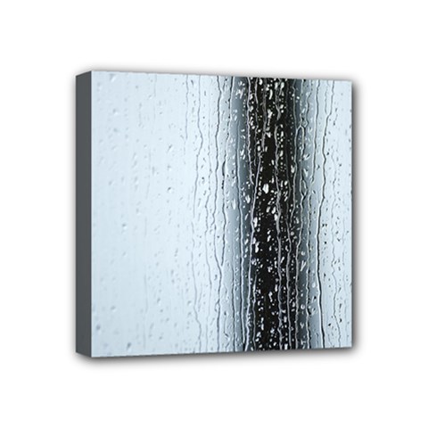 Rain Raindrop Drop Of Water Drip Mini Canvas 4  X 4  (stretched)