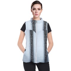 Rain Raindrop Drop Of Water Drip Women s Puffer Vest