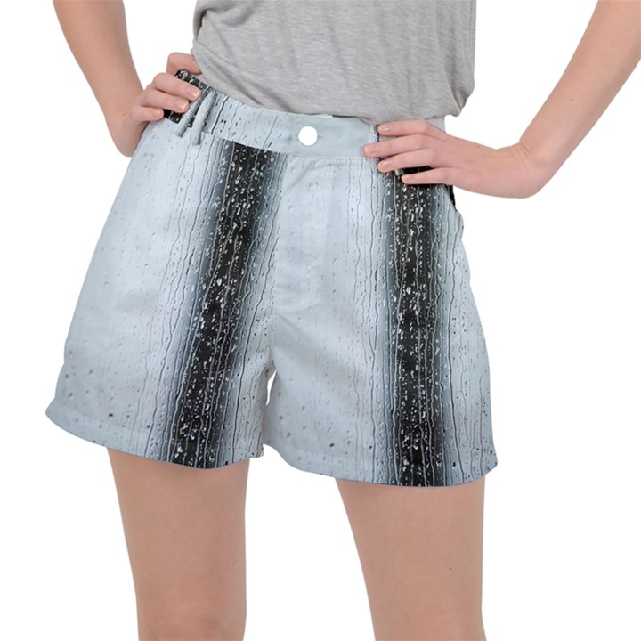 Rain Raindrop Drop Of Water Drip Women s Ripstop Shorts