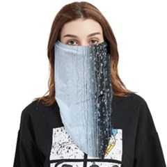 Rain Raindrop Drop Of Water Drip Face Covering Bandana (triangle) by Amaryn4rt