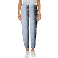 Rain Raindrop Drop Of Water Drip Women s Cropped Drawstring Pants by Amaryn4rt