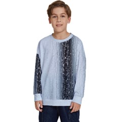 Rain Raindrop Drop Of Water Drip Kids  Crewneck Sweatshirt