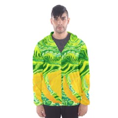 Zitro Abstract Sour Texture Food Men s Hooded Windbreaker