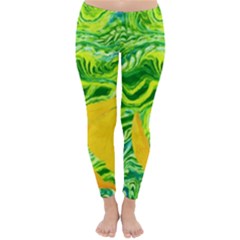 Zitro Abstract Sour Texture Food Classic Winter Leggings