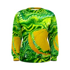 Zitro Abstract Sour Texture Food Women s Sweatshirt