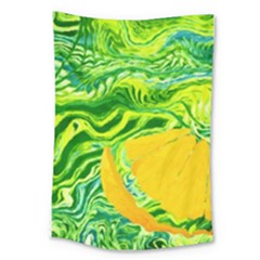 Zitro Abstract Sour Texture Food Large Tapestry