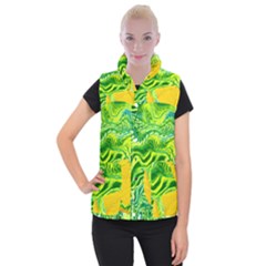 Zitro Abstract Sour Texture Food Women s Button Up Vest