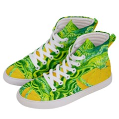 Zitro Abstract Sour Texture Food Women s Hi-top Skate Sneakers by Amaryn4rt