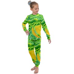 Zitro Abstract Sour Texture Food Kids  Long Sleeve Set 