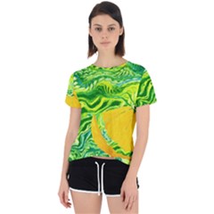 Zitro Abstract Sour Texture Food Open Back Sport T-shirt by Amaryn4rt