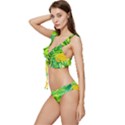 Zitro Abstract Sour Texture Food Low Cut Ruffle Edge Bikini Set View2