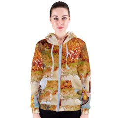 Art Kuecken Badespass Arrangemen Women s Zipper Hoodie