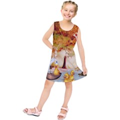 Art Kuecken Badespass Arrangemen Kids  Tunic Dress by Amaryn4rt