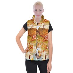 Art Kuecken Badespass Arrangemen Women s Button Up Vest