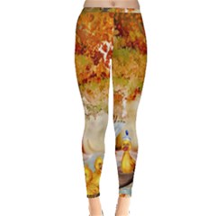 Art Kuecken Badespass Arrangemen Inside Out Leggings by Amaryn4rt