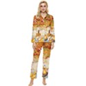 Art Kuecken Badespass Arrangemen Womens  Long Sleeve Velvet Pocket Pajamas Set View1