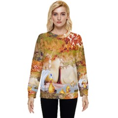 Art Kuecken Badespass Arrangemen Hidden Pocket Sweatshirt