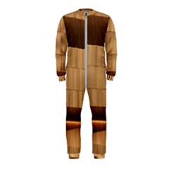 Architecture Art Boxes Brown Onepiece Jumpsuit (kids)