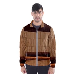 Architecture Art Boxes Brown Men s Windbreaker