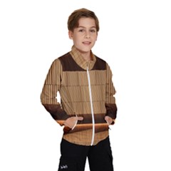 Architecture Art Boxes Brown Kids  Windbreaker