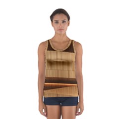 Architecture Art Boxes Brown Sport Tank Top  by Amaryn4rt