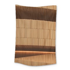 Architecture Art Boxes Brown Small Tapestry