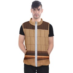 Architecture Art Boxes Brown Men s Puffer Vest