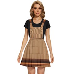 Architecture Art Boxes Brown Apron Dress by Amaryn4rt