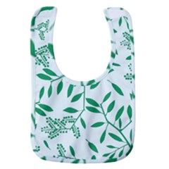 Leaves Foliage Green Wallpaper Baby Bib by Amaryn4rt