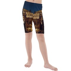 Dresden Semper Opera House Kids  Mid Length Swim Shorts by Amaryn4rt