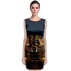 Dresden Semper Opera House Sleeveless Velvet Midi Dress