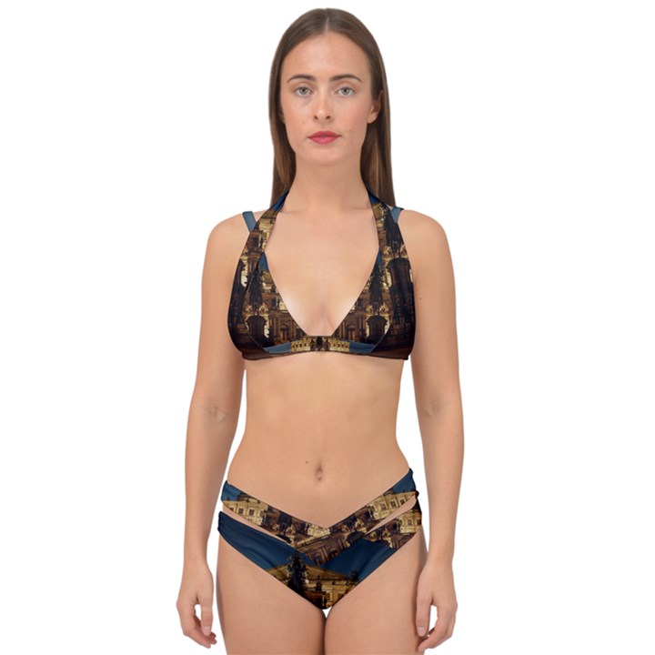 Dresden Semper Opera House Double Strap Halter Bikini Set