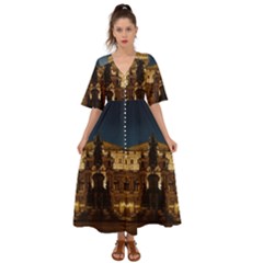 Dresden Semper Opera House Kimono Sleeve Boho Dress by Amaryn4rt